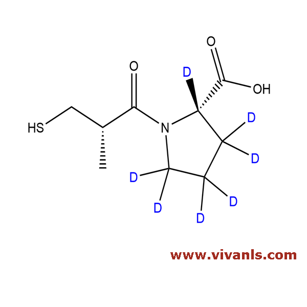 Stable Isotope Labeled Compounds-Captopril-d7-1663657841.png